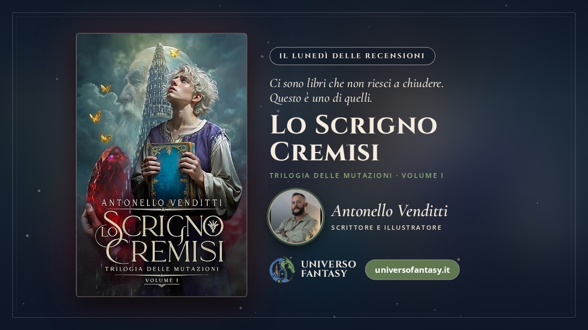 “LO SCRIGNO CREMISI” di ANTONELLO VENDITTI – RECENSIONE